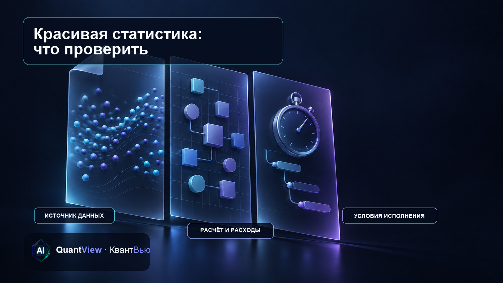Три различимых слоя проверки статистики торгового робота на тёмной аналитической схеме